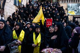 Pagers Attack Victims Funeral By Hezbollah - Beirut