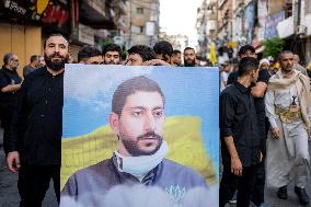 Pagers Attack Victims Funeral By Hezbollah - Beirut