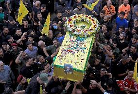 Pagers Attack Victims Funeral By Hezbollah - Beirut