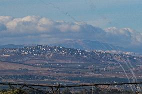 Hezbollah Fires Rockets At Kiryat Shmona - Israel