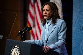 VIce President Kamala Harris delivers remarks at Congressional Hispanic Caucus conference