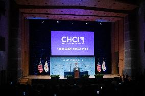 VIce President Kamala Harris delivers remarks at Congressional Hispanic Caucus conference