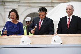 First Inaugural Platform Nail Driving Ceremony- Washington