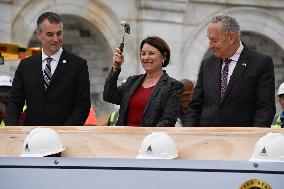 First Inaugural Platform Nail Driving Ceremony- Washington