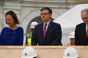 First Inaugural Platform Nail Driving Ceremony- Washington