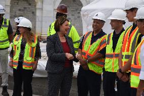 First Inaugural Platform Nail Driving Ceremony- Washington