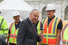 First Inaugural Platform Nail Driving Ceremony- Washington