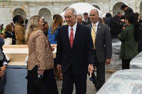 First Inaugural Platform Nail Driving Ceremony- Washington