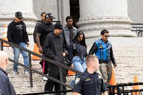 Sean Combs Family Exit Court After Second Bail Denial - NYC