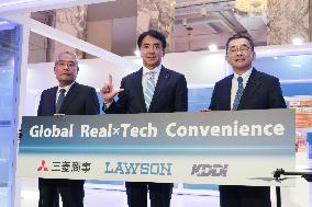 Mitsubishi Corporation, KDDI, and LAWSON discuss “Convenience Stores of the Future”