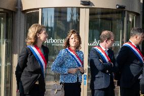 Macron Visits The Nanterre Arboretum - Nanterre