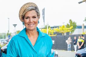 Queen Maxima At A Seminar - Dokkum