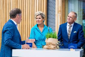 Queen Maxima At A Seminar - Dokkum