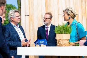 Queen Maxima At A Seminar - Dokkum