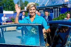 Queen Maxima At A Seminar - Dokkum