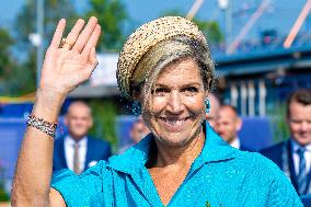 Queen Maxima At A Seminar - Dokkum