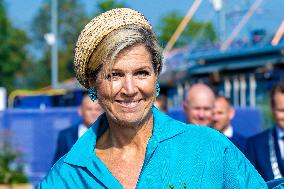 Queen Maxima At A Seminar - Dokkum