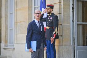 Political Forces Meeting At Matignon  - Paris