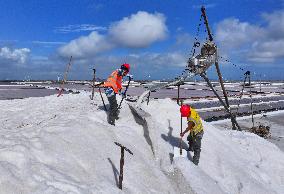 Guanxi Salt Farm in Lianyungang