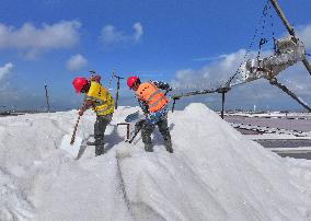 Guanxi Salt Farm in Lianyungang