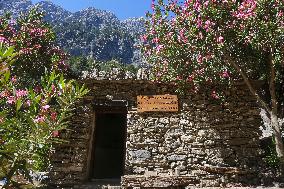 Samaria Gorge On The Island Of Crete