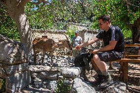 Samaria Gorge On The Island Of Crete