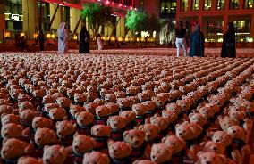 15,000 Teddy Bears Art Installation By Artist Bachir Muhammed In Doha.