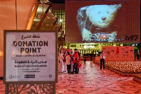 15,000 Teddy Bears Art Installation By Artist Bachir Muhammed In Doha.