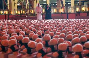 15,000 Teddy Bears Art Installation By Artist Bachir Muhammed In Doha.