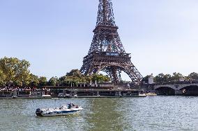 Debate Over The Olympic Rings On Eiffel Tower