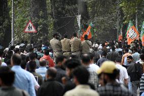 Indian Prime Minister Narendra Modi Address Rally In Kashmir