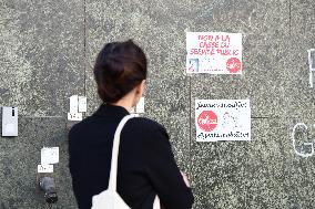 CGT Demonstrators From The Lyon Youth Judicial Police