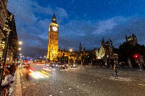 Night View Of Big Ben