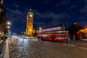 Night View Of Big Ben