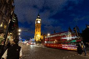 Night View Of Big Ben