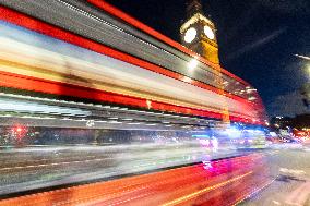 Night View Of Big Ben