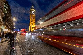 Night View Of Big Ben