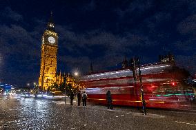 Night View Of Big Ben