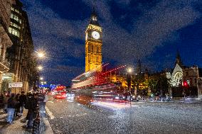 Night View Of Big Ben