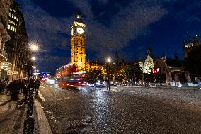 Night View Of Big Ben