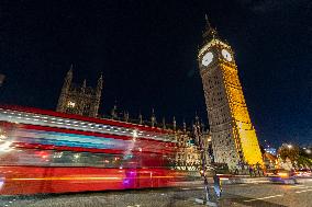 Night View Of Big Ben