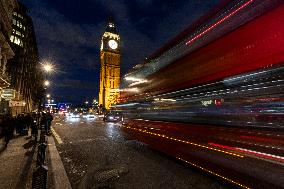 Night View Of Big Ben