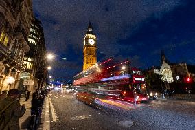 Night View Of Big Ben