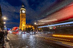 Night View Of Big Ben