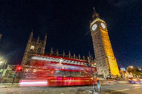 Night View Of Big Ben