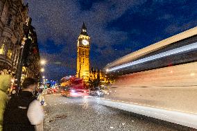 Night View Of Big Ben