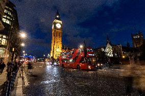 Night View Of Big Ben