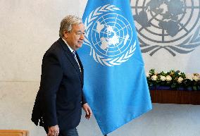 The Secretary-General With The Hon. Anne Hidalgo, Mayor Of Paris