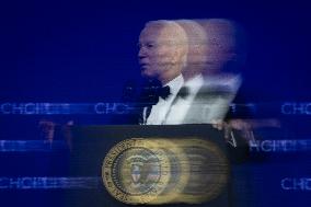 Biden speaks at Congressional Hispanic Caucus’ awards gala