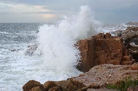 Waves Surge in Qingdao